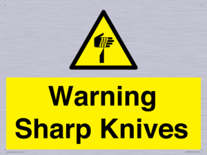 Warning Sharp Knives